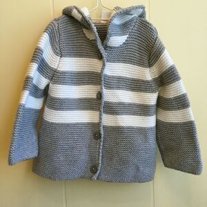 HANNA ANDERSSON HOODED ORGANIC COTTON SWEATER